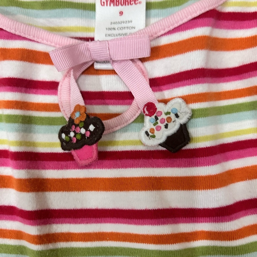 Gymboree Multicolor Striped Casual Dress - Picture 2 of 3